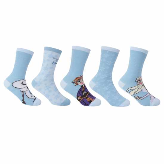 Character Crew Sock 5Pk Children Замръзнало Детски чорапи