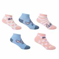 Character Trainer Sock 5Pk Infant Стич Детски чорапи