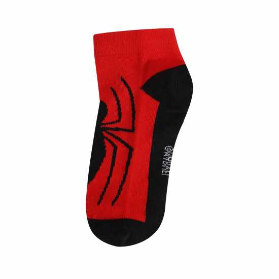 Детски чорапи Character Trainer Sock 5Pk Junior Человекът-паяк Character Trainer Sock 5Pk Junior Человекът-паяк Детски чорапи