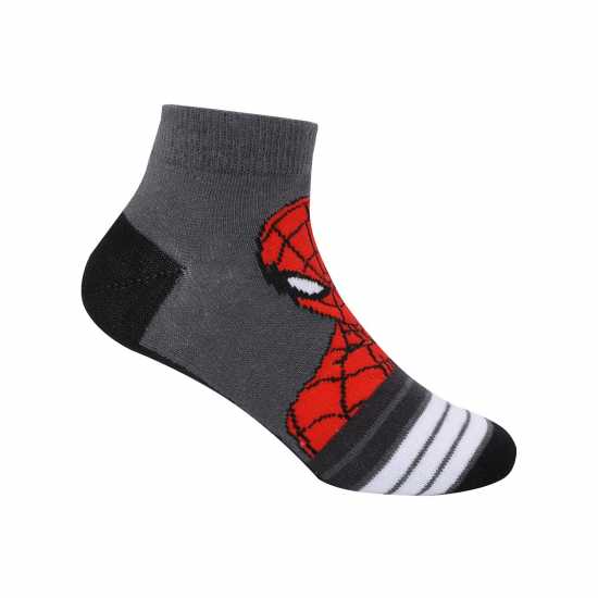 Детски чорапи Character Trainer Sock 5Pk Junior Человекът-паяк Character Trainer Sock 5Pk Junior Человекът-паяк Детски чорапи