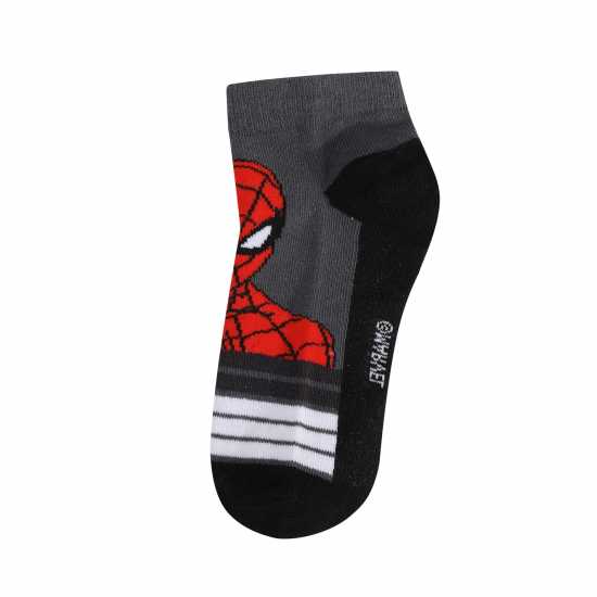 Детски чорапи Character Trainer Sock 5Pk Junior Человекът-паяк Character Trainer Sock 5Pk Junior Человекът-паяк Детски чорапи