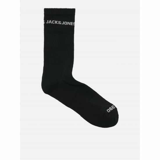 Jack And Jones Men's Basic Crew Socks Черно/Бяло 