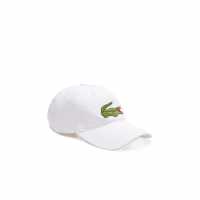 Lacoste Baseball Cap Бяло Шапки с козирка