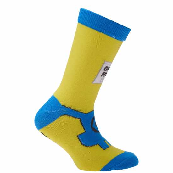 Character Despicable Me Crew Socks Childs Minion Boy - 