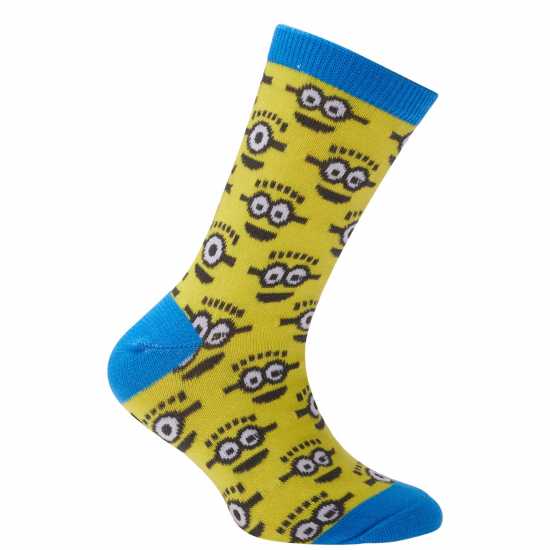 Character Despicable Me Crew Socks Childs Minion Boy 