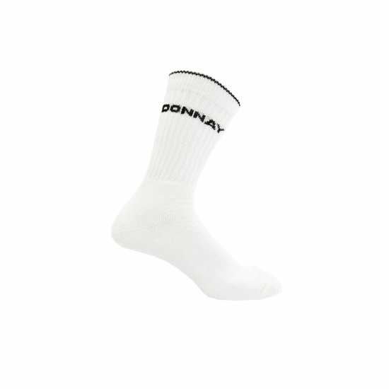 Donnay Crew 10 Pack Sports Socks Lddies White Дамски чорапи