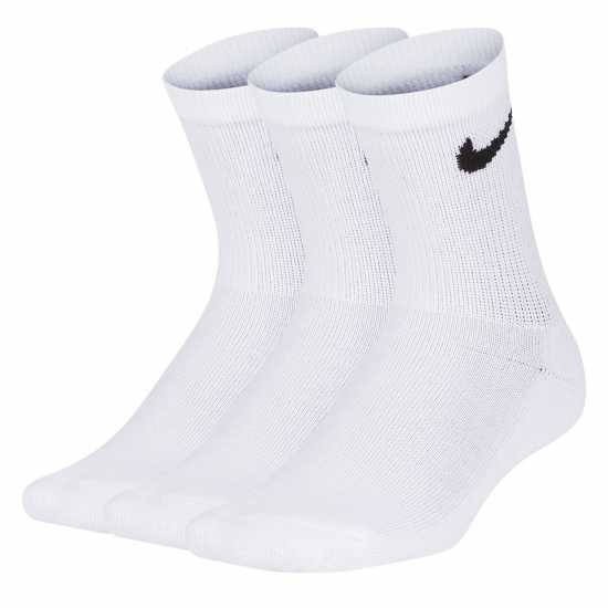 Nike Basic Crew 3Pk Childs Бяло 