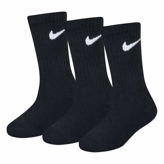 Nike Basic Crew 3Pk Childs Черно 