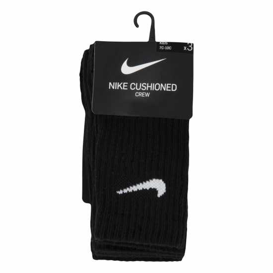 Nike Basic Crew 3Pk Childs Черно 