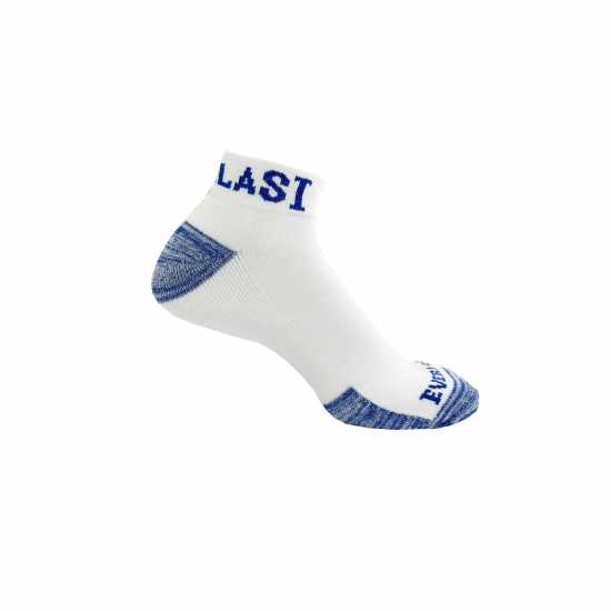 Everlast Qtr 6Pk Socks Mens White Мъжки чорапи