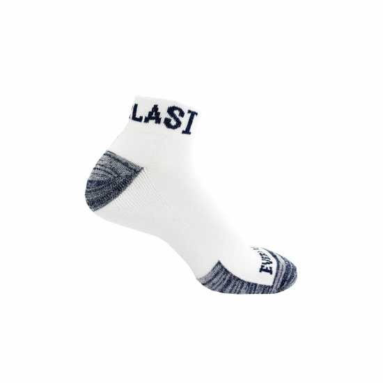 Everlast Qtr 6Pk Socks Mens White Мъжки чорапи