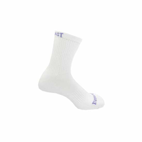Everlast Crew 6Pk Socks Mens White Дамски чорапи