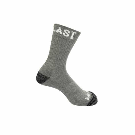 Everlast Crew 6Pk Socks Mens Grey/Blue Дамски чорапи