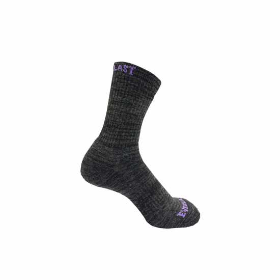 Everlast Crew 6Pk Socks Mens Black/Grey Дамски чорапи
