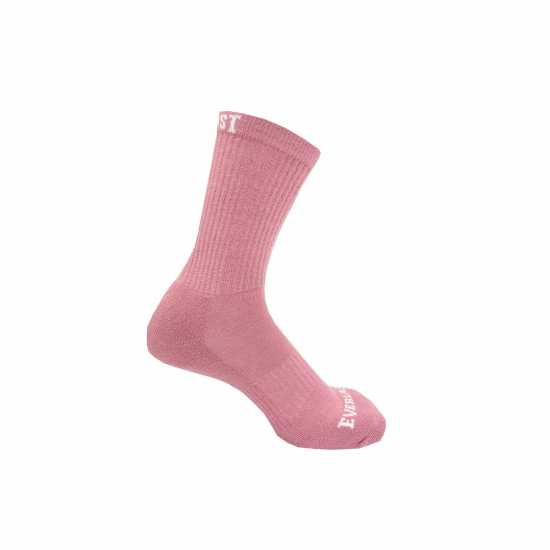 Everlast Crew 6Pk Socks Mens Pink/White Дамски чорапи