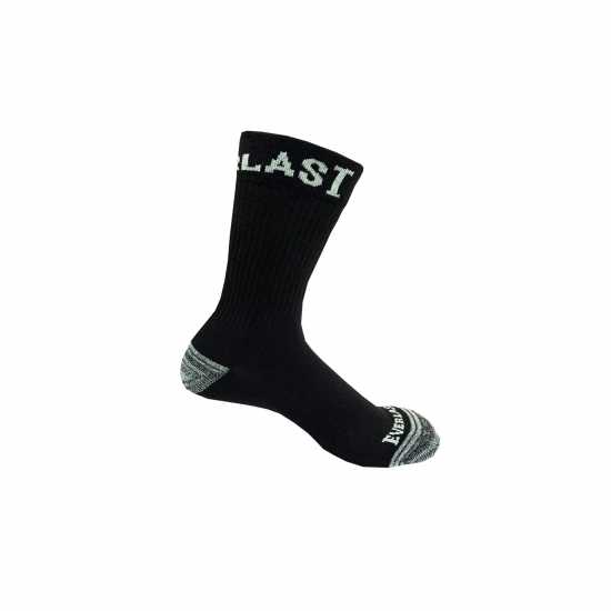 Everlast Crew 6Pk Socks Mens Black Дамски чорапи