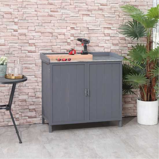 Outsunny Garden Storage Cabinet / Tool Shed  Лагерни маси и столове
