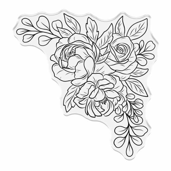 Blossoming  - Clear Acrylic Stamp