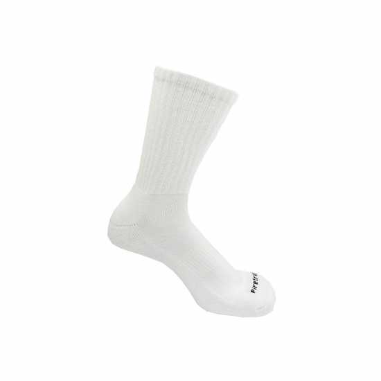 Firetrap 6Pk Crw Sock Mens Бяло Мъжки чорапи