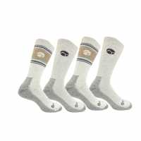 Gelert Мъжки Чорапи 4Pk Crew Socks Mens Бяло Мъжки чорапи