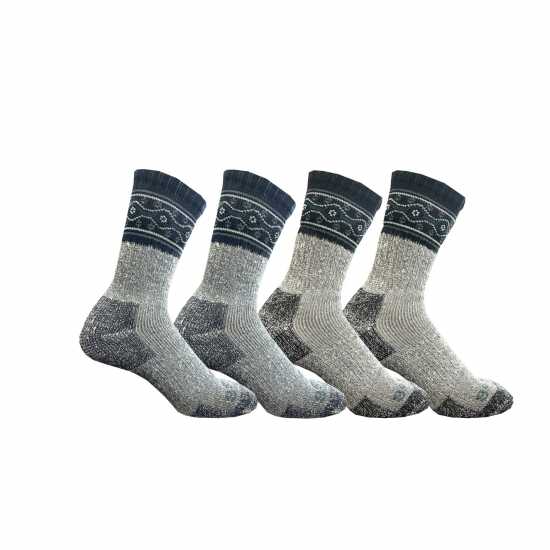 Gelert 4Pk Crw Socks Ladies Assorted - Дамски чорапи