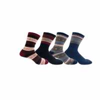 Giorgio 4Pk Crw Scks Ladies Assorted Дамски чорапи