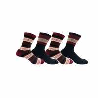 Giorgio 4Pk Crw Scks Ladies Assorted Дамски чорапи