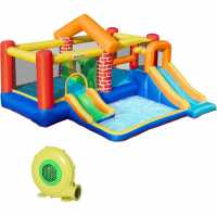 Outsunny 4 In 1 Kids Bouncy Castle Extra Large
