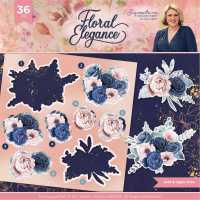 Floral Elegance - 6Inch X 6Inch Decoupage Pad