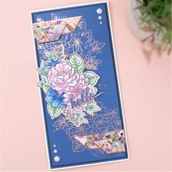 Floral Elegance - 4In X 6In 2D Embossing Folder