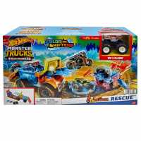 Monster Trucks: Colour Shifters 5-Alarm Rescue Playset  