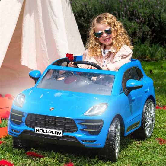 Porsche Macan 12 Volt Premium Car With Rc - Blue  Подаръци и играчки