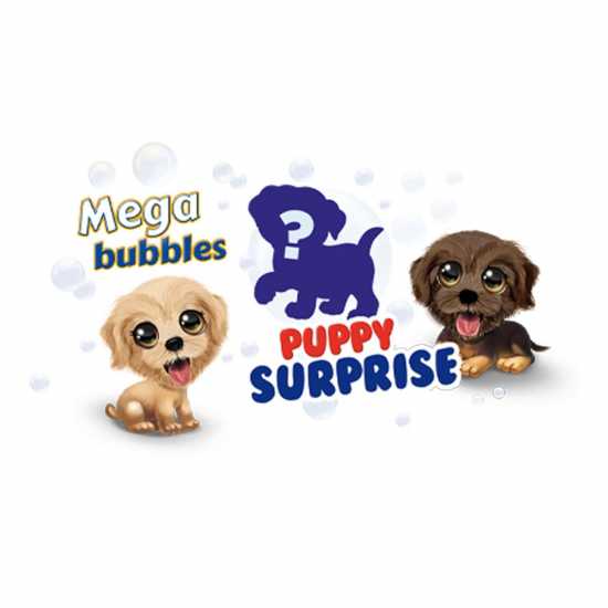 Mega Bubbles  Bottle With Wand & Puppy Surprise  Подаръци и играчки