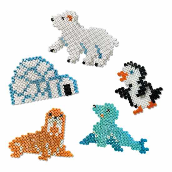 Beedz Arctic Animals 2100 Iron-On Beads Mosaic Art  Подаръци и играчки