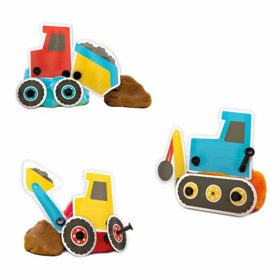 Children's Modelling Dough Construction Vehicles  Подаръци и играчки