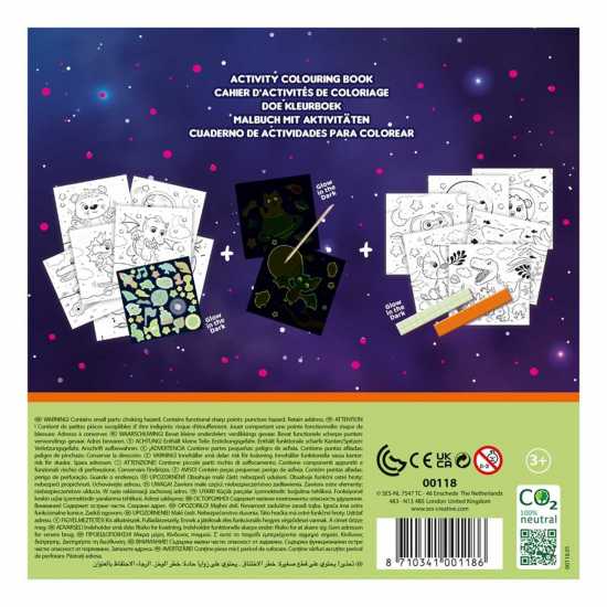 3-In-1 Activity Glow-In-The-Dark Colouring Book  Подаръци и играчки
