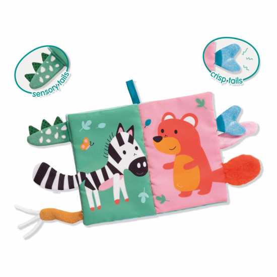 Tiny Talents Children's Sensory Animal Tails Book  Подаръци и играчки