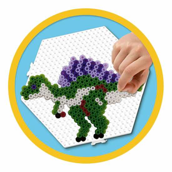 Beedz Dino World 2100 Iron-On Beads Mosaic Art Kit  Подаръци и играчки