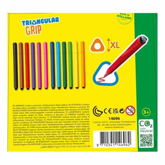 Triangular Xl Grip Colouring Pens  Подаръци и играчки