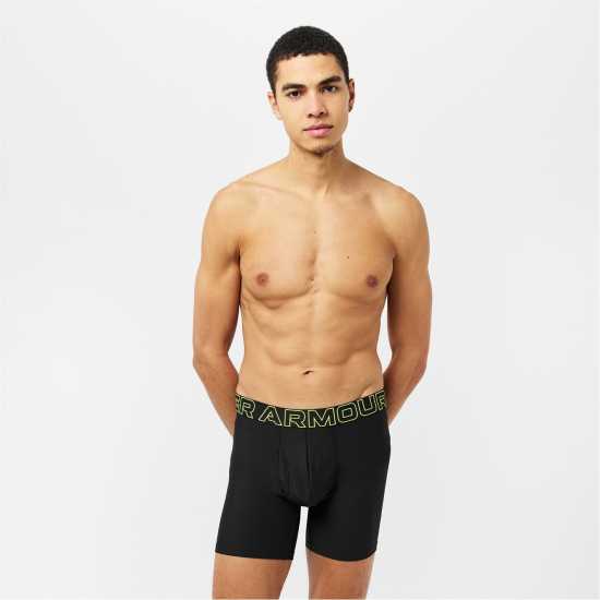 Under Armour 6In Tech 2 Mens Boxers Black/Bright 