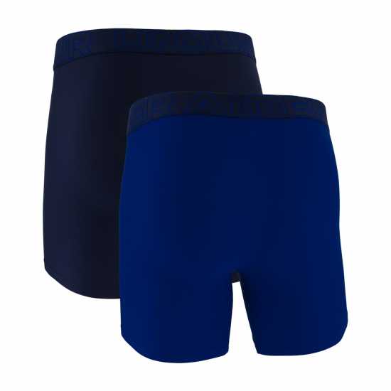 Under Armour 2pk 6In Tech 2 Mens Boxers Морско синьо/синьо 