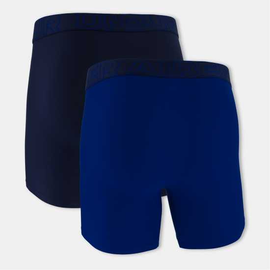 Under Armour 2pk 6In Tech 2 Mens Boxers Морско синьо/синьо 