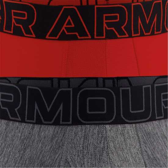 Under Armour 2Pk 6In Tech 2 Mens Boxers Червен/Сив 