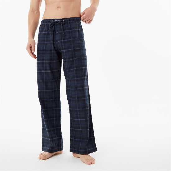 Check Brushed Flannel Pants Navy Check Мъжки пижами