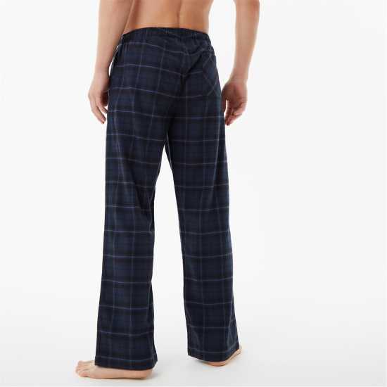 Check Brushed Flannel Pants Navy Check Мъжки пижами