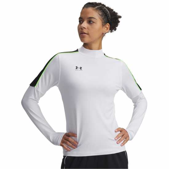 Under Armour Women's Challenger Baselayer Top White/Ult Black 