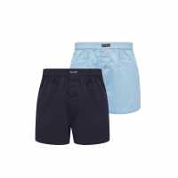 Lyle And Scott 2P Woven Bxr Sn99 Blue/Peacoat Мъжко бельо