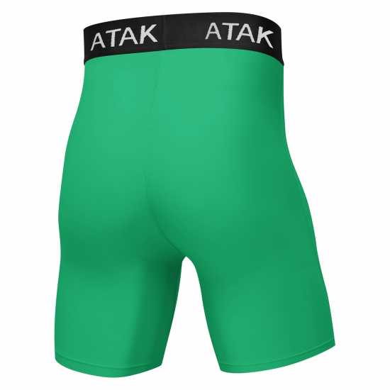 Детски Шорти Atak Sports Compression Shorts Junior Зелено Детски основен слой дрехи