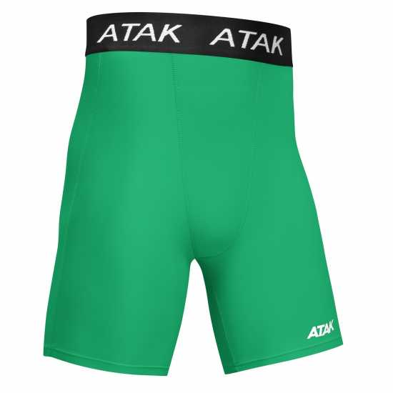 Детски Шорти Atak Sports Compression Shorts Junior Зелено Детски основен слой дрехи