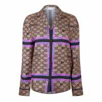 Off White Monogram Silk Pajama Shirt  Дамски пижами